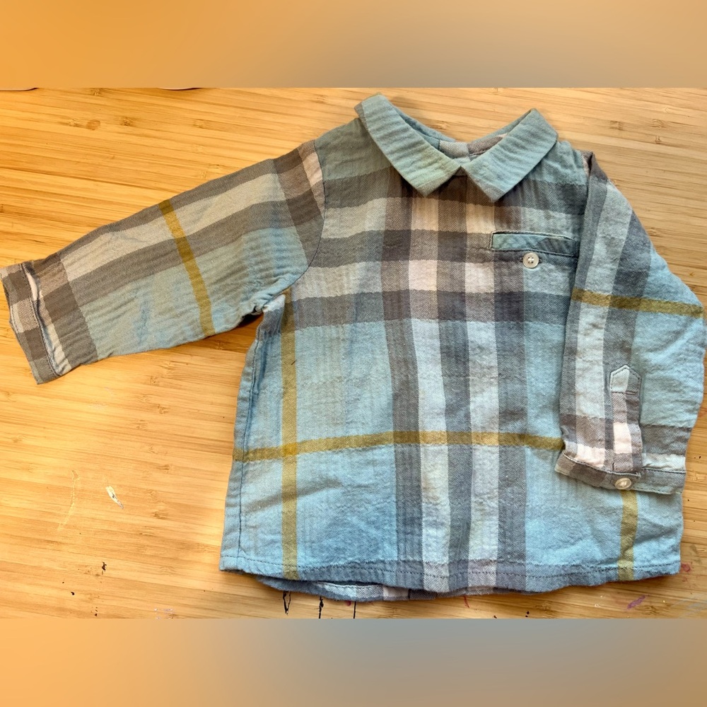 Authentic Burberry Infant Shirt - 3 months